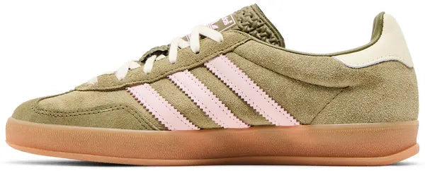 WMNS GAZELLE INDOOR 'FOCUS OLIVE CLEAR PINK'