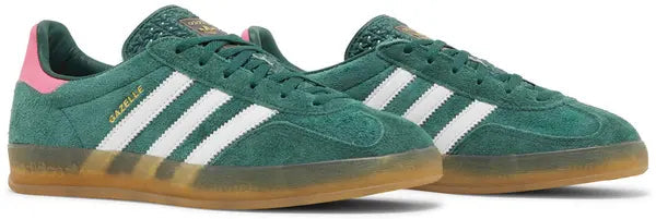 WMNS GAZELLE INDOOR 'COLLEGIATE GREEN PINK'